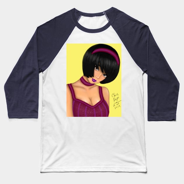 sexy girl Baseball T-Shirt by chrisrojas